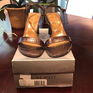 Nine West ‘April’ in Vintage Copper Leather.